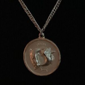 Gold-Plated Pisces Necklace